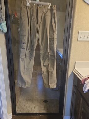 Men's Cargo Pants — Khaki Utility Style